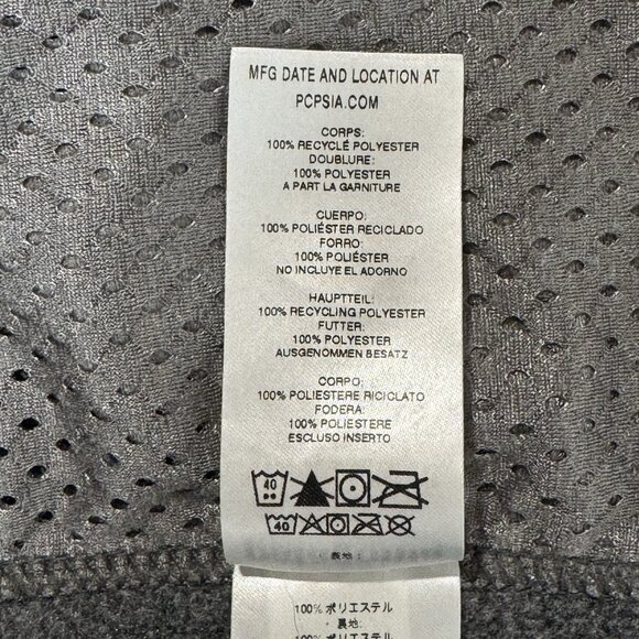 Patagonia Synchilla Jacket Mens XLarge Grey Fleece Full Zip Pockets Collar 22990 - Picture 6 of 10